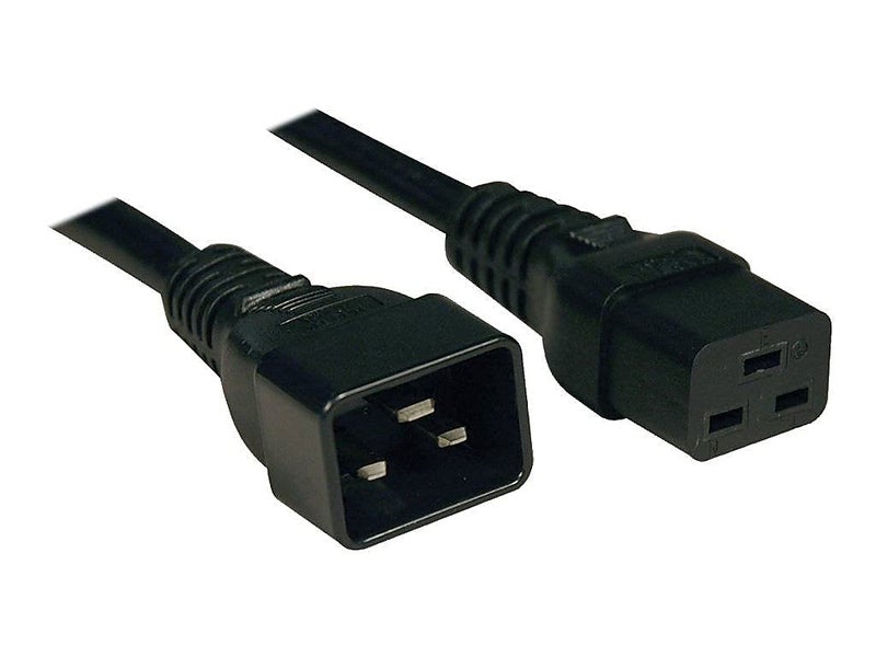 TRIPP LITE P036-003-15A Heavy Duty Power Extension Cord 14 AWG IEC 320 C19-C20 3' - Image 1